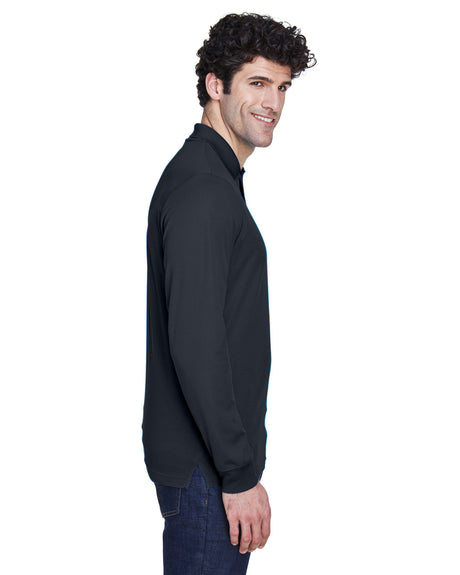 CORE365 Men's Pinnacle Performance Long-Sleeve Piqué Polo Mens Apparel Shirts & Tops