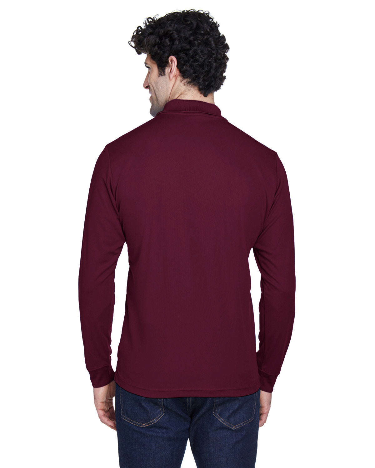 CORE365 Men's Pinnacle Performance Long-Sleeve Piqué Polo Mens Apparel Shirts & Tops