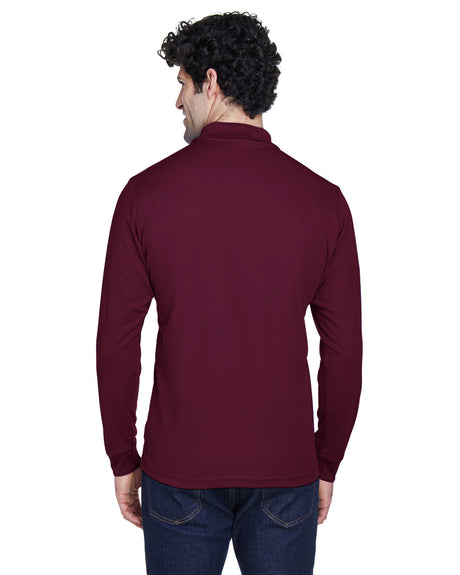 CORE365 Men's Pinnacle Performance Long-Sleeve Piqué Polo Mens Apparel Shirts & Tops