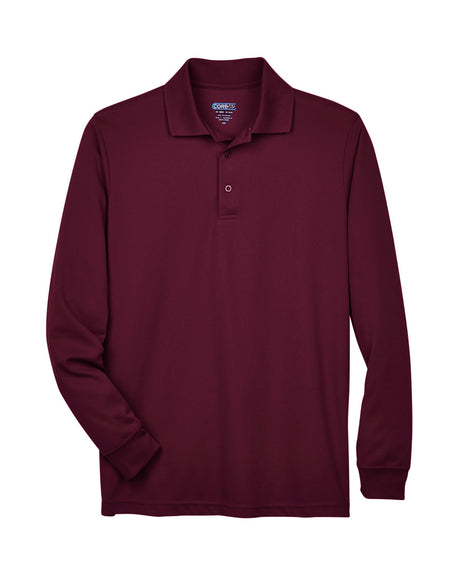 CORE365 Men's Pinnacle Performance Long-Sleeve Piqué Polo Mens Apparel Shirts & Tops