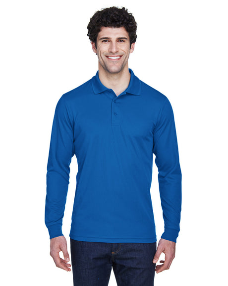 CORE365 Men's Pinnacle Performance Long-Sleeve Piqué Polo Mens Apparel Shirts & Tops