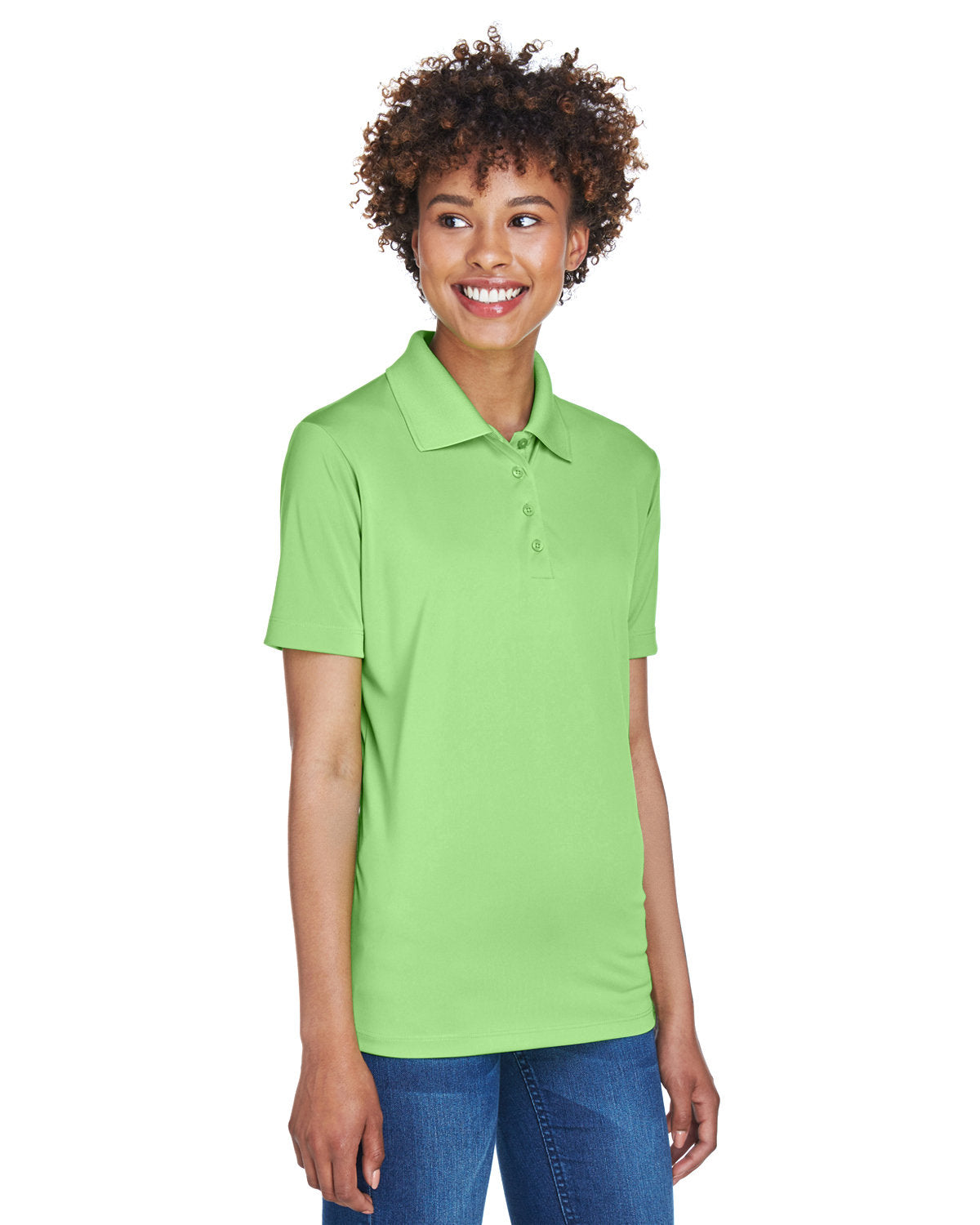 UltraClub Ladies' Cool & Dry 8-Star Elite Performance Interlock Polo Womens Apparel Shirts & Tops