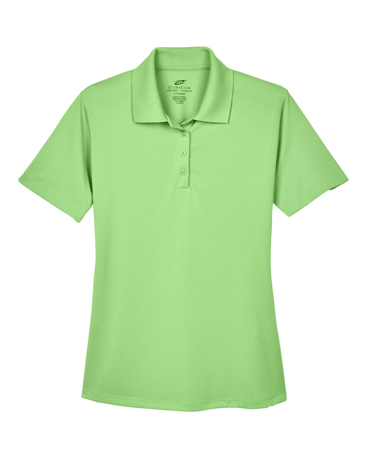 UltraClub Ladies' Cool & Dry 8-Star Elite Performance Interlock Polo Womens Apparel Shirts & Tops