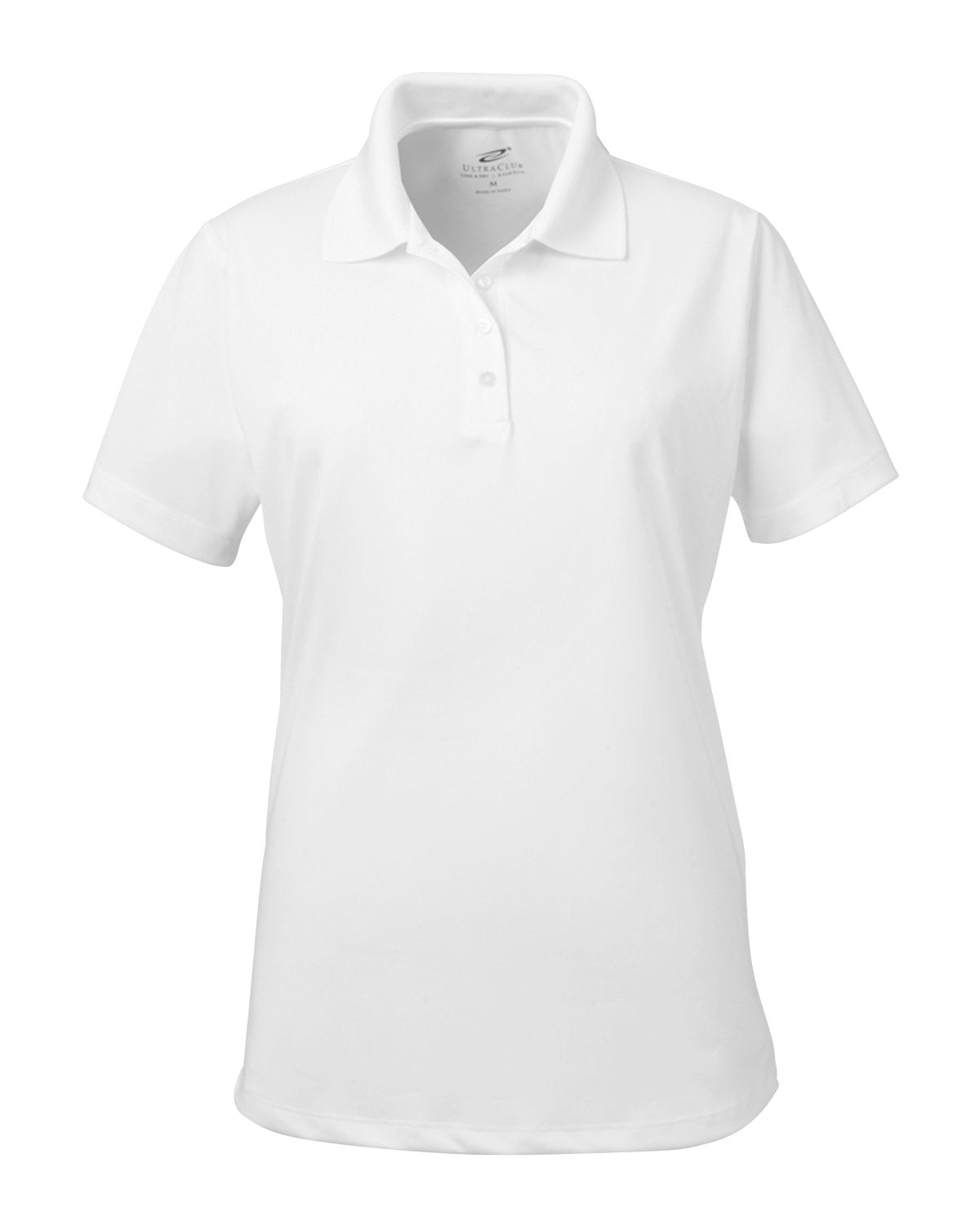 UltraClub Ladies' Cool & Dry 8-Star Elite Performance Interlock Polo Womens Apparel Shirts & Tops