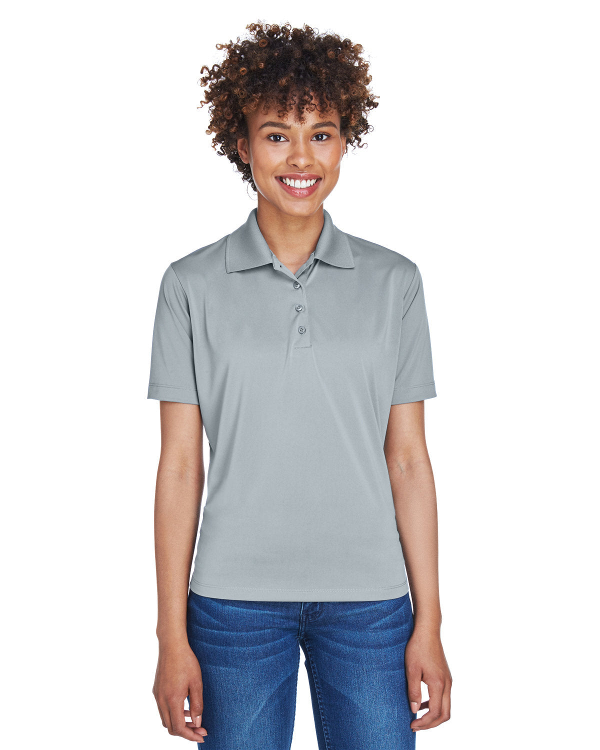 UltraClub Ladies' Cool & Dry 8-Star Elite Performance Interlock Polo Womens Apparel Shirts & Tops