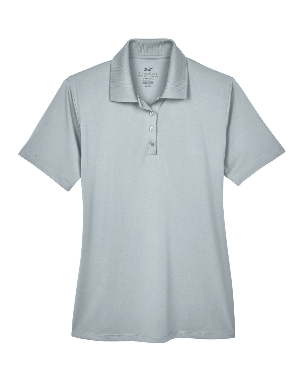 UltraClub Ladies' Cool & Dry 8-Star Elite Performance Interlock Polo Womens Apparel Shirts & Tops