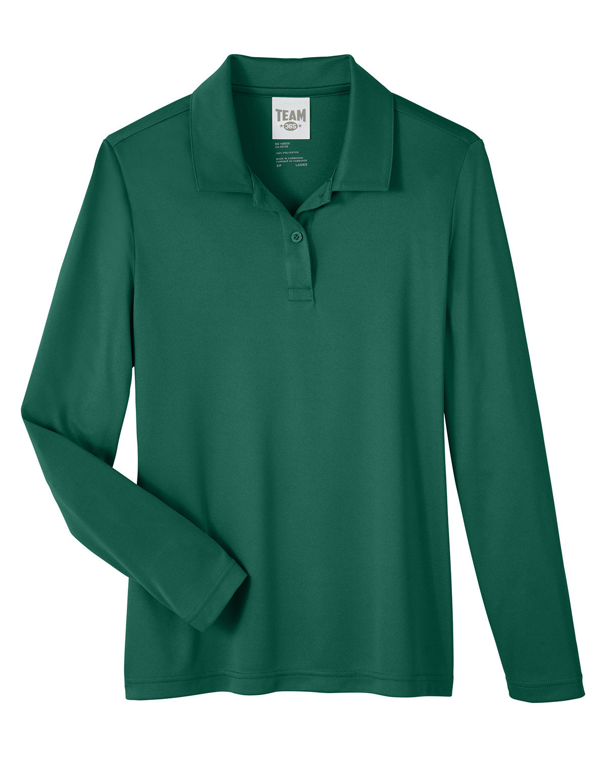 Team 365 Ladies' Zone Performance Long Sleeve Polo Womens Apparel Shirts & Tops