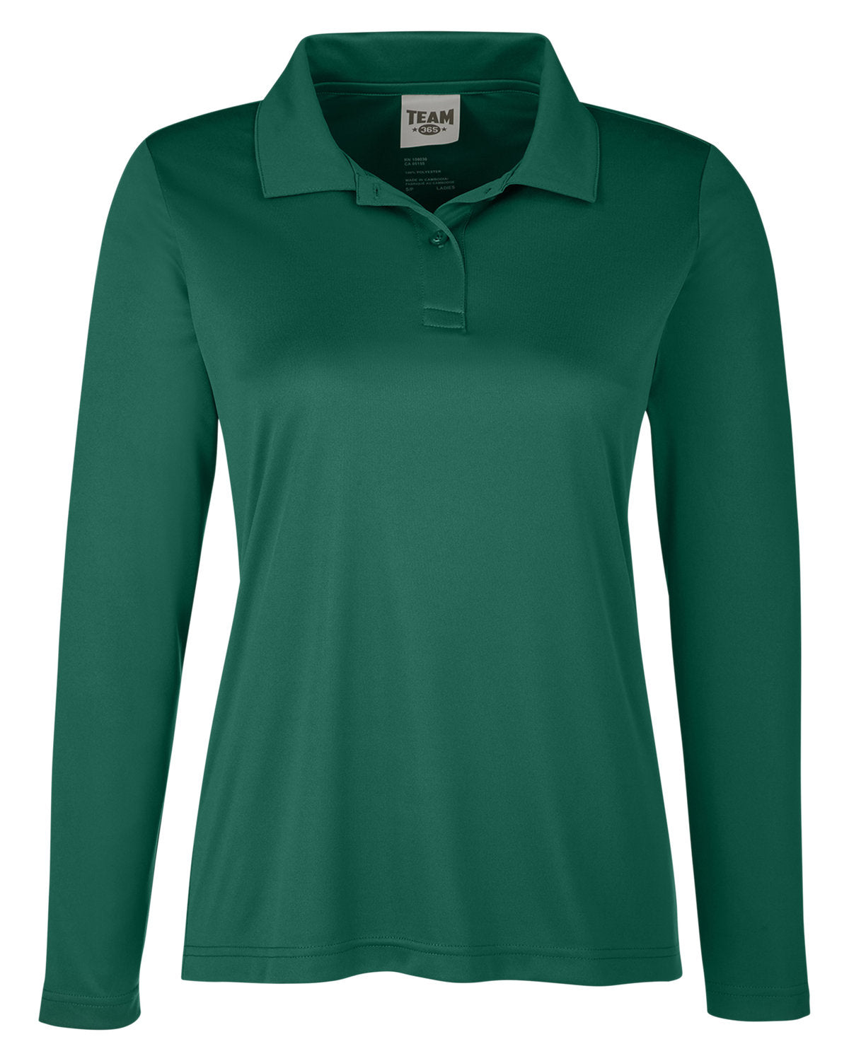 Team 365 Ladies' Zone Performance Long Sleeve Polo Womens Apparel Shirts & Tops