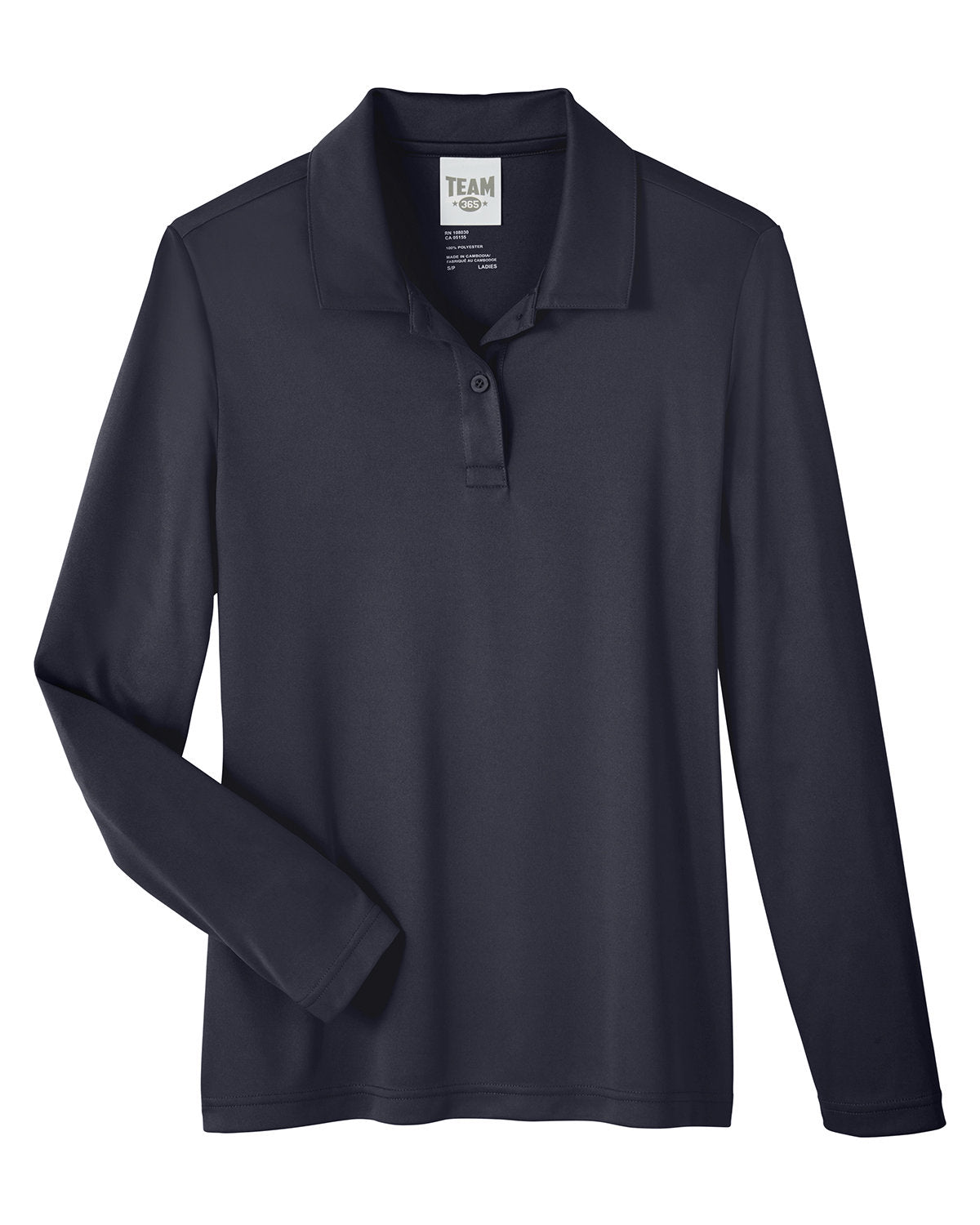 Team 365 Ladies' Zone Performance Long Sleeve Polo Womens Apparel Shirts & Tops