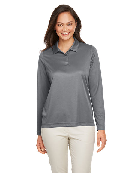 Team 365 Ladies' Zone Performance Long Sleeve Polo Womens Apparel Shirts & Tops