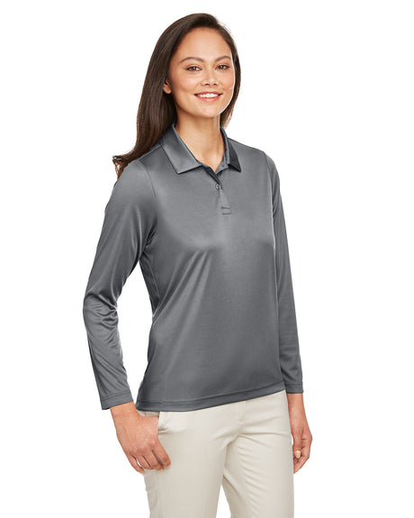 Team 365 Ladies' Zone Performance Long Sleeve Polo Womens Apparel Shirts & Tops