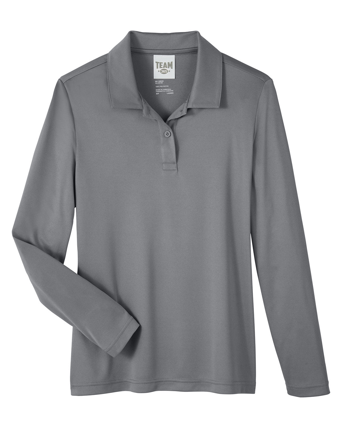 Team 365 Ladies' Zone Performance Long Sleeve Polo Womens Apparel Shirts & Tops