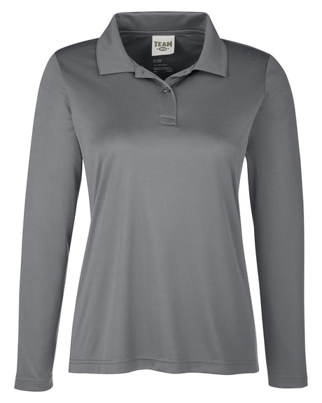 Team 365 Ladies' Zone Performance Long Sleeve Polo Womens Apparel Shirts & Tops