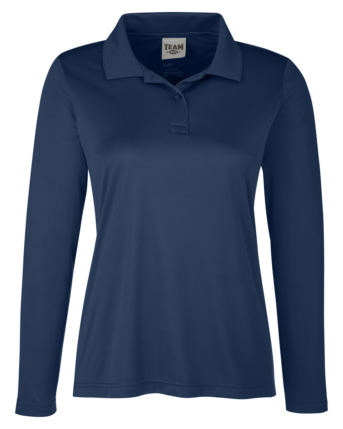 Team 365 Ladies' Zone Performance Long Sleeve Polo Womens Apparel Shirts & Tops