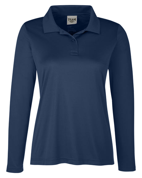 Team 365 Ladies' Zone Performance Long Sleeve Polo Womens Apparel Shirts & Tops