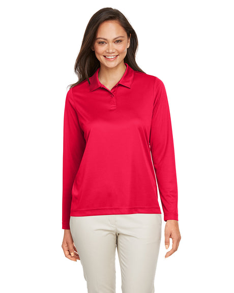 Team 365 Ladies' Zone Performance Long Sleeve Polo Womens Apparel Shirts & Tops