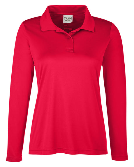 Team 365 Ladies' Zone Performance Long Sleeve Polo Womens Apparel Shirts & Tops