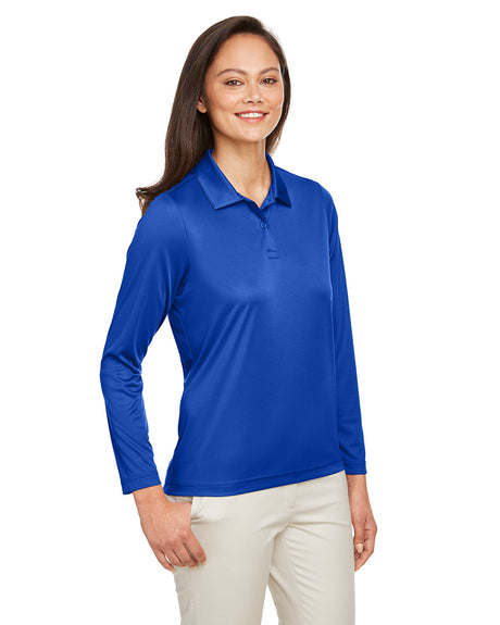 Team 365 Ladies' Zone Performance Long Sleeve Polo Womens Apparel Shirts & Tops