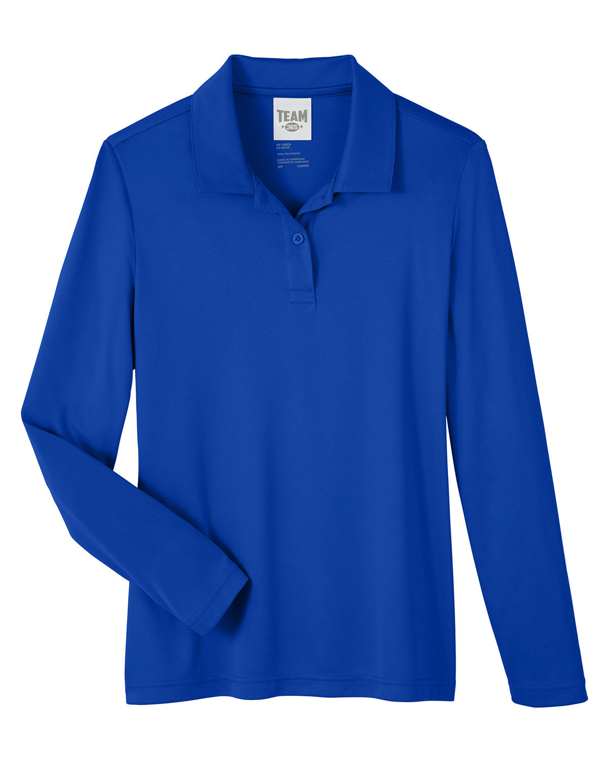 Team 365 Ladies' Zone Performance Long Sleeve Polo Womens Apparel Shirts & Tops