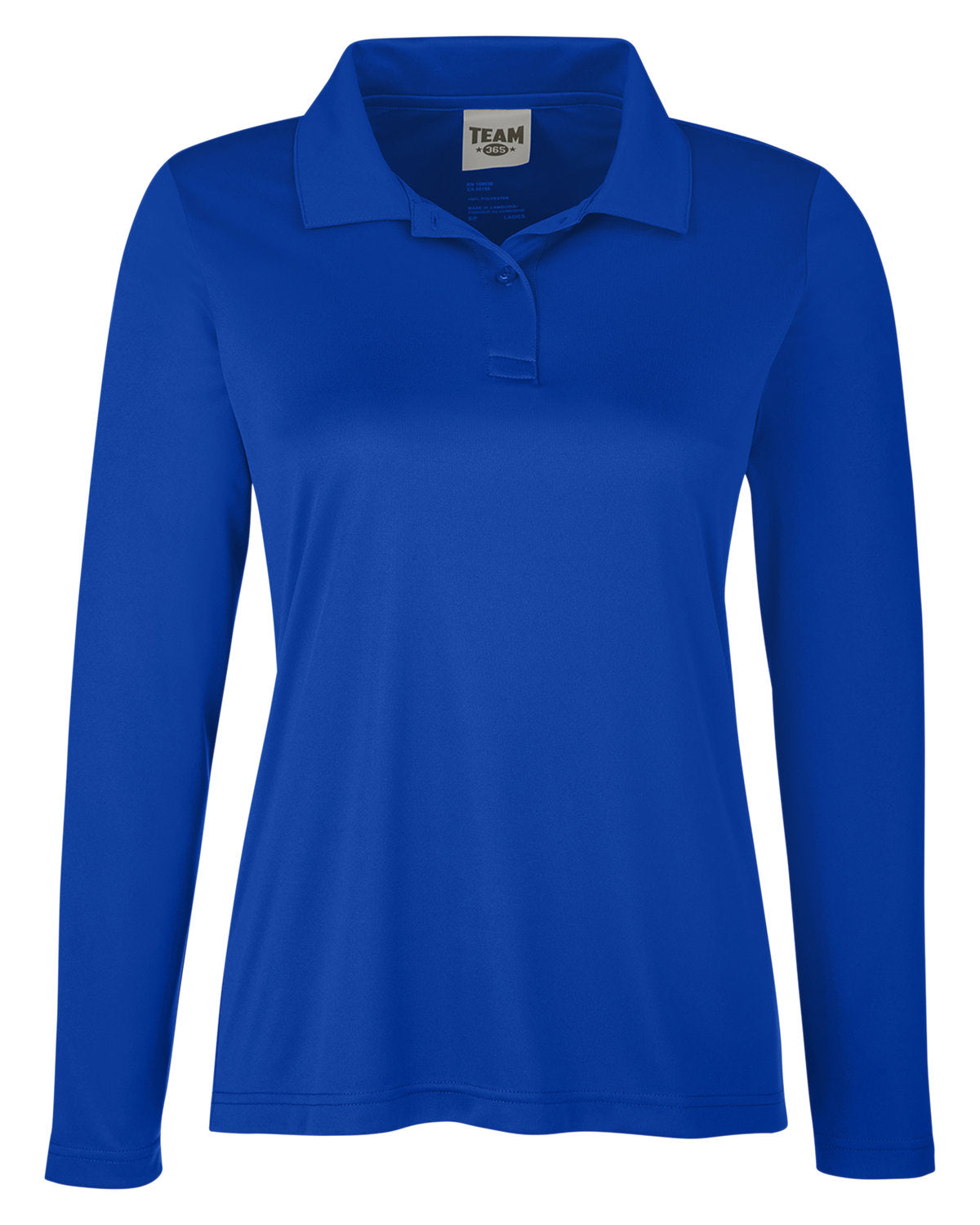 Team 365 Ladies' Zone Performance Long Sleeve Polo Womens Apparel Shirts & Tops