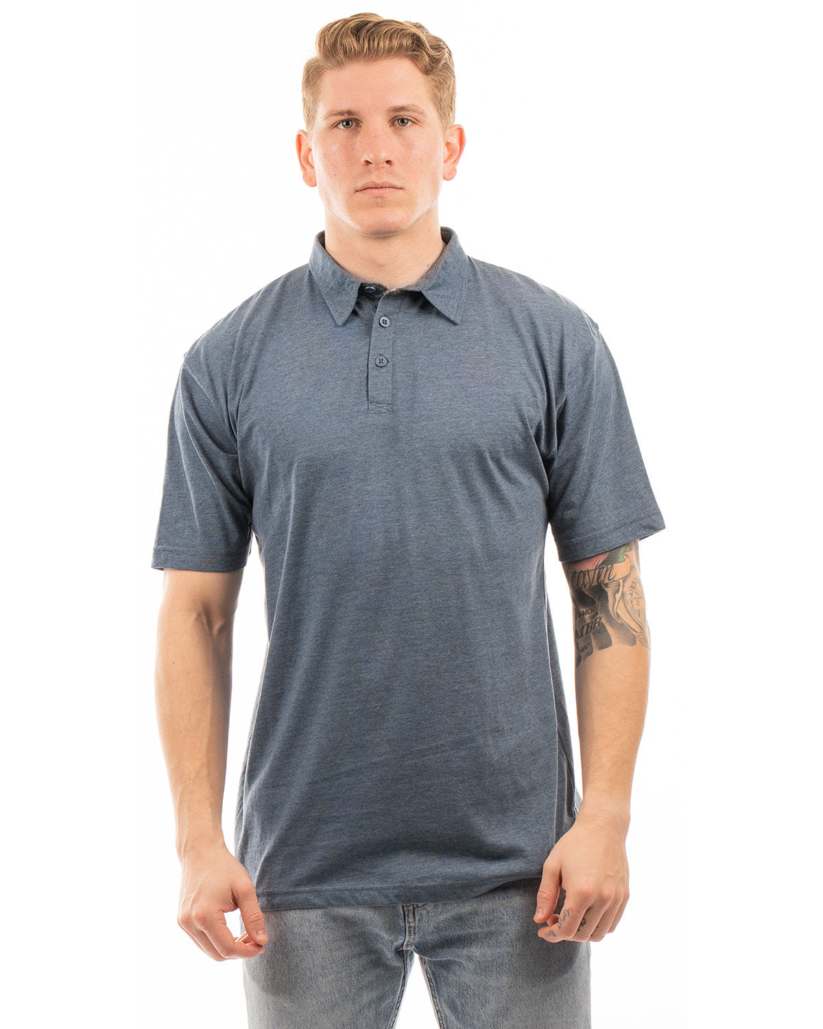 Burnside Men's Fader Jersey Polo Mens Apparel Shirts & Tops