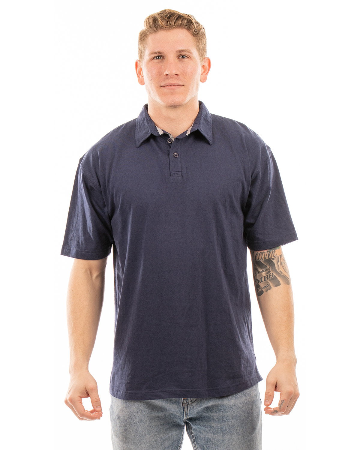Burnside Men's Fader Jersey Polo Mens Apparel Shirts & Tops