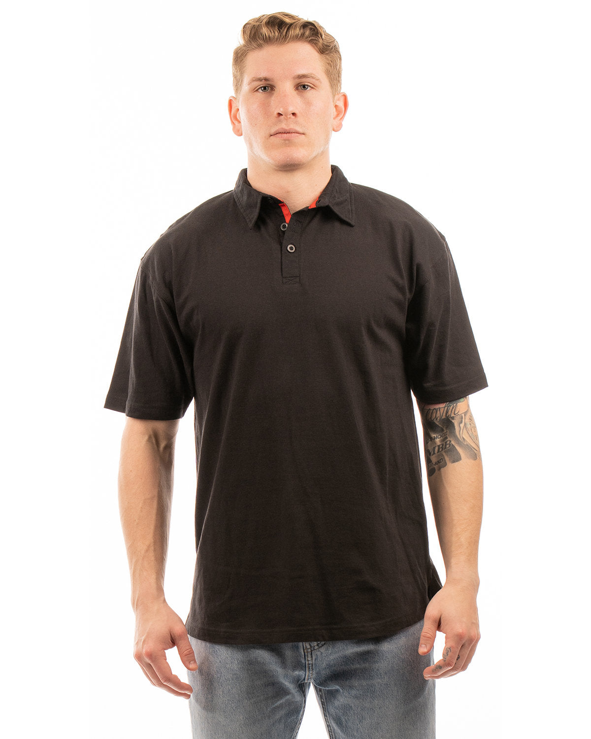 Burnside Men's Fader Polo Jersey-1