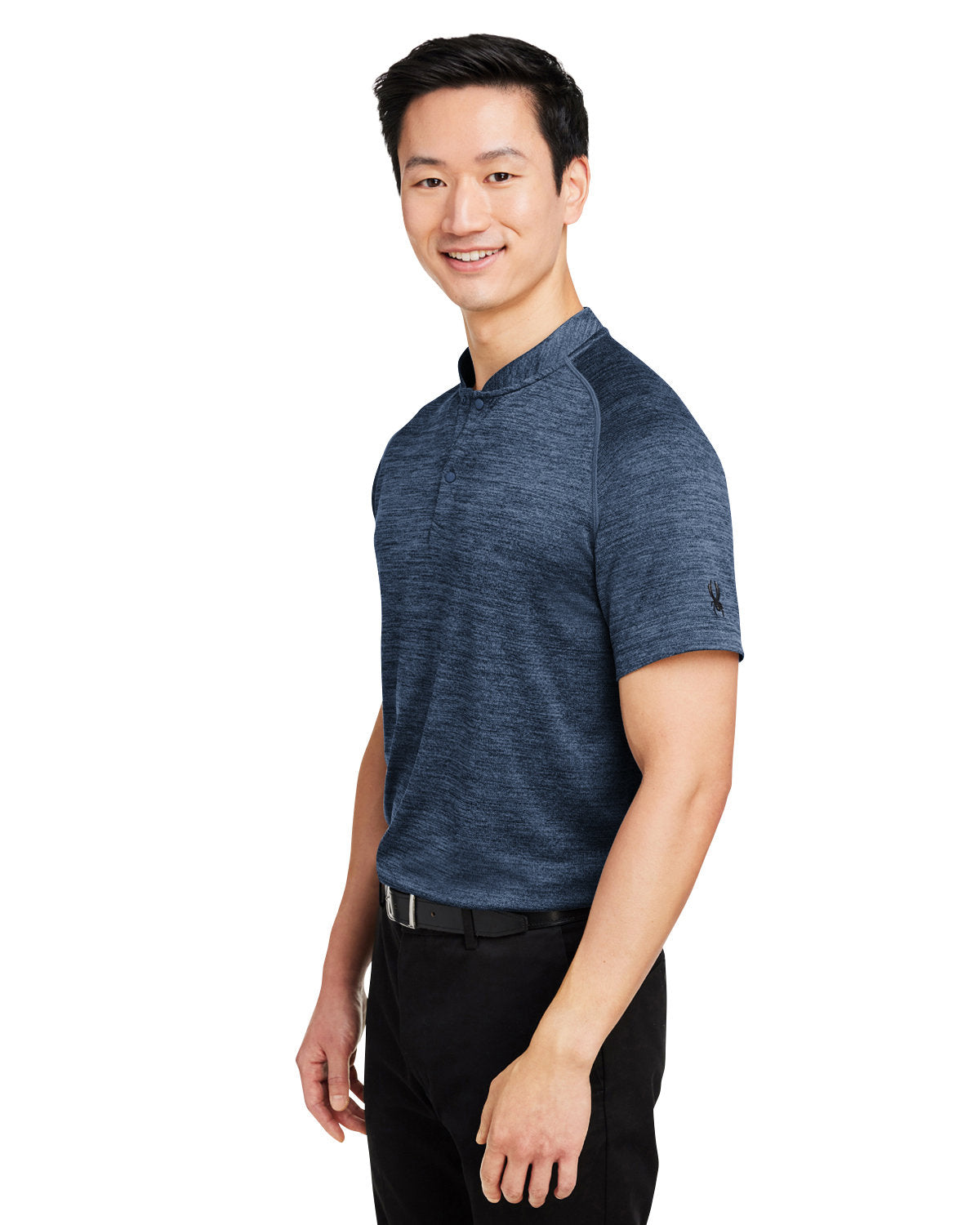 Spyder Men's Mission Blade Collar Polo Mens Apparel Shirts & Tops