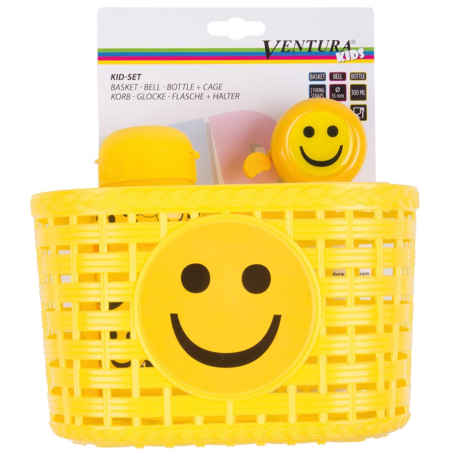 Ventura Smile Basket Bicycle Accessories Packs/Racks/Baskets