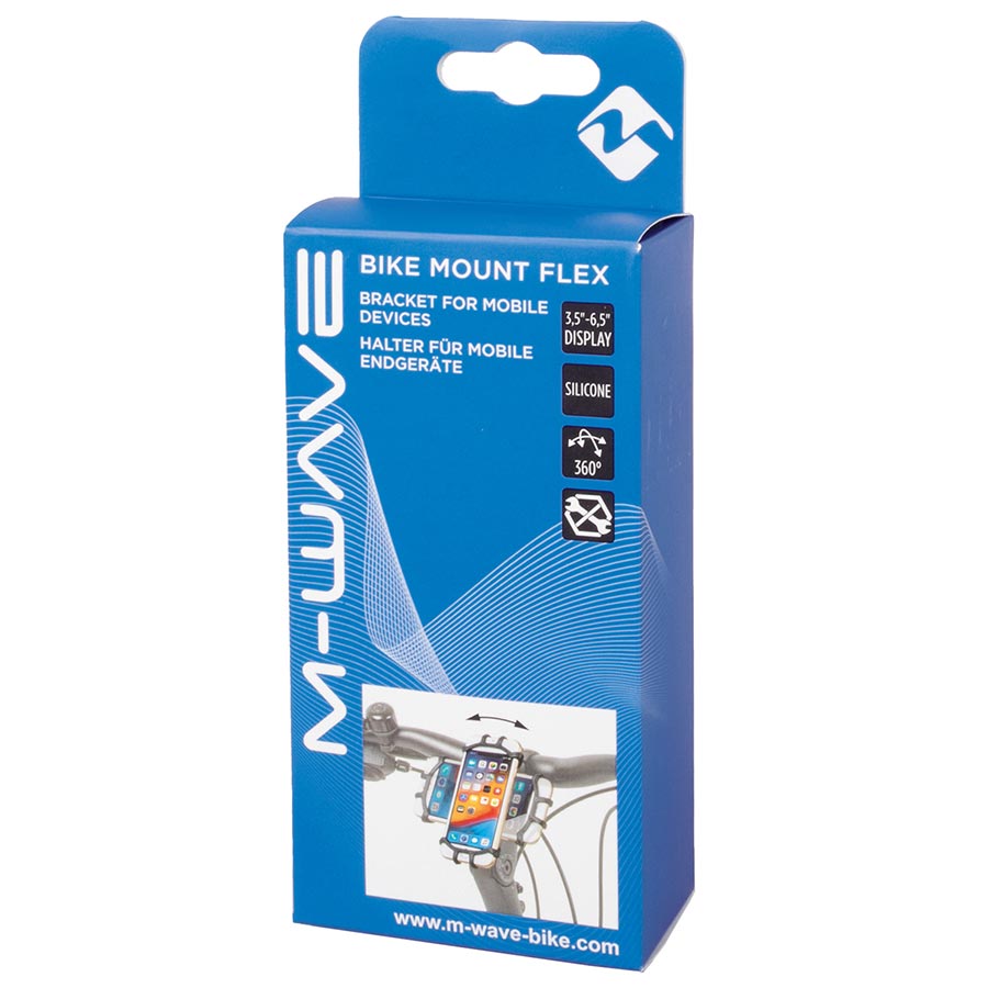 M-Wave Flex Phone Mount Smart Phone Mount Bicycle Accessories Electronics