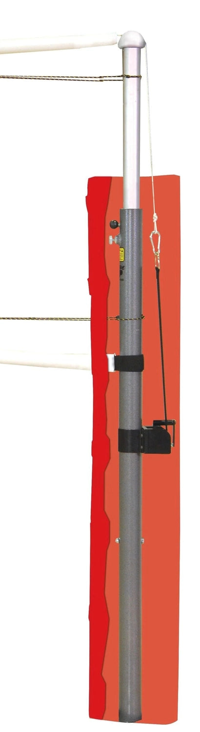 Bison Centerline Elite Steel Hybrid System without Padding Volleyball Nets & Court Equipment All