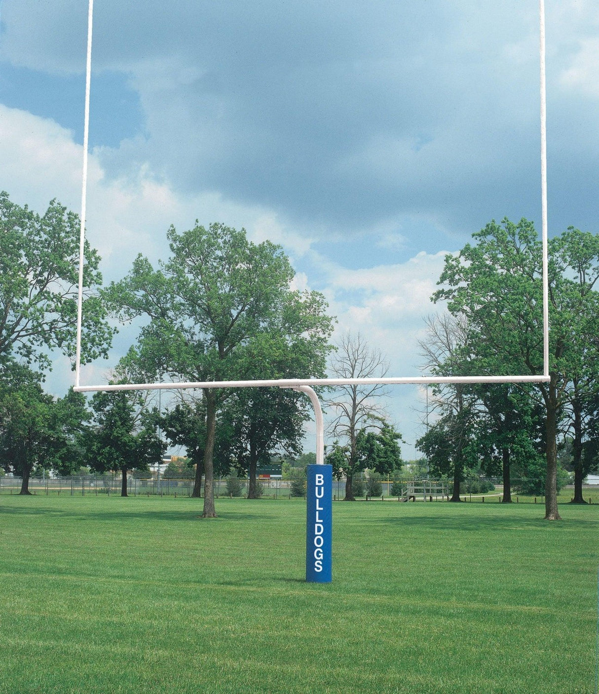 Bison 4-1/2" Gooseneck High School Football Goalposts Football Football Field Equipment All