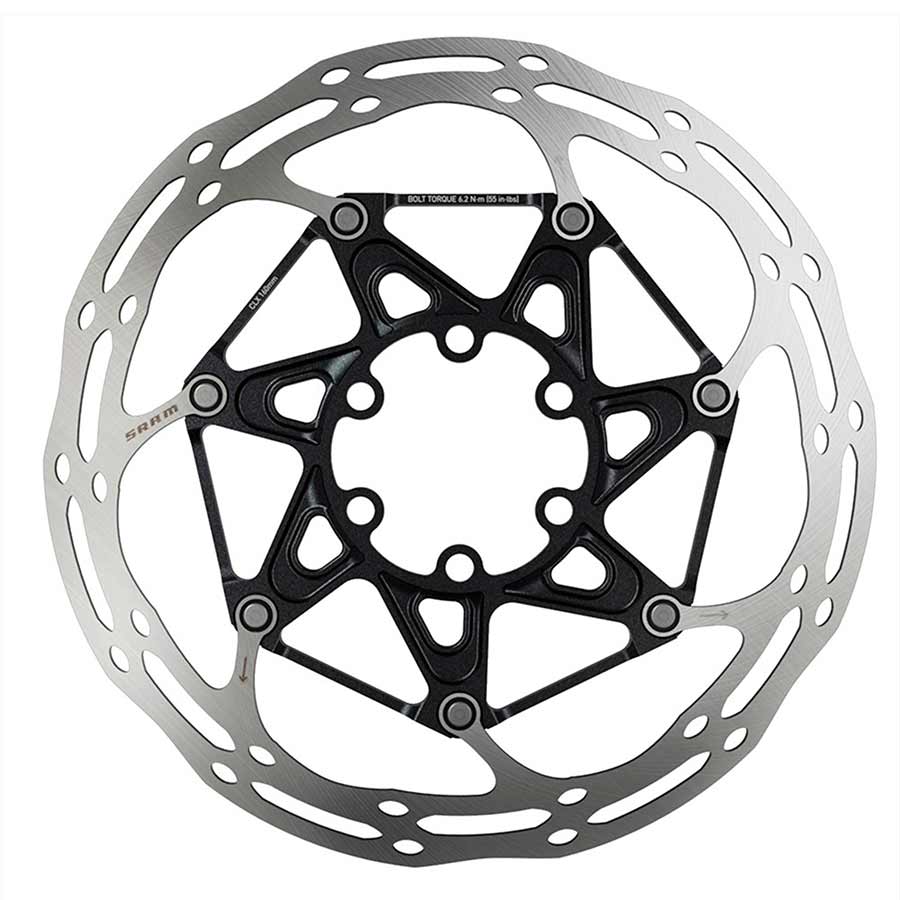 SRAM Centerline 2 Piece Rounded 6 Bolt - Ti Bolts Disc Rotor