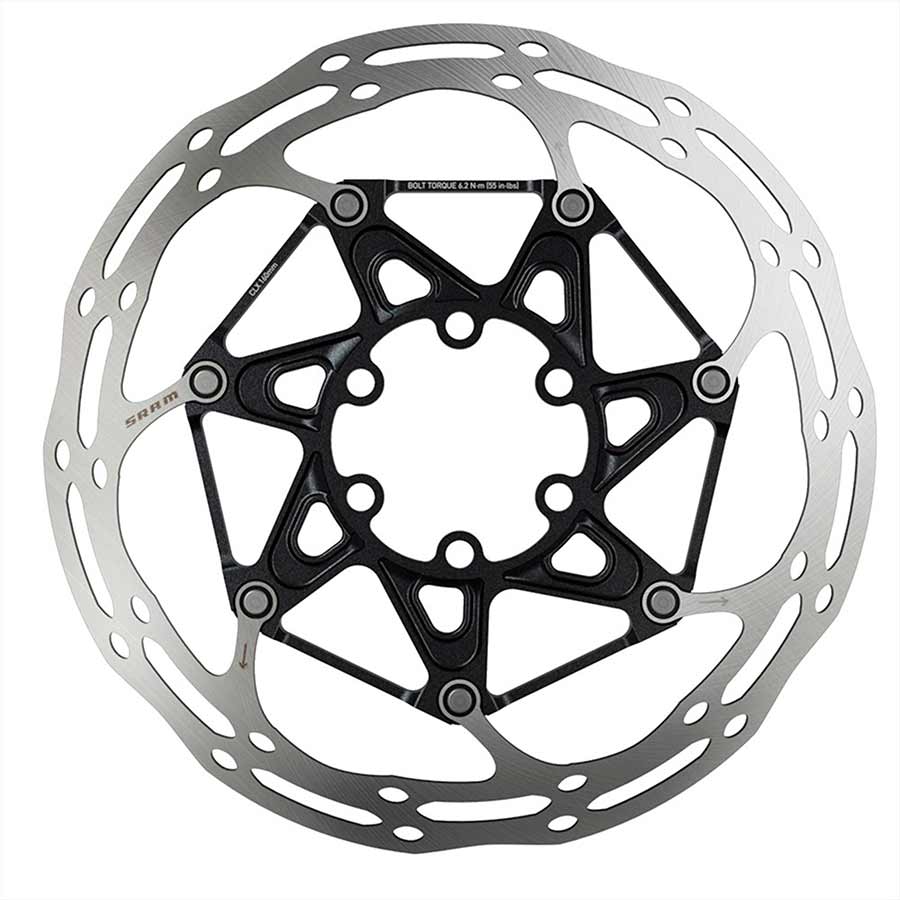 SRAM Centerline 2 Piece Rounded 6 Bolt - Ti Bolts Disc Rotor
