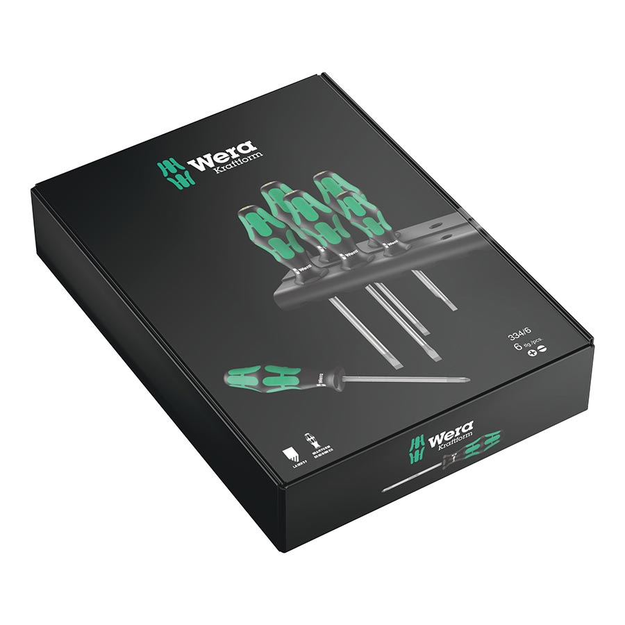 Wera 334/6 Kraftform 6 Piece Screwdriver Set-2