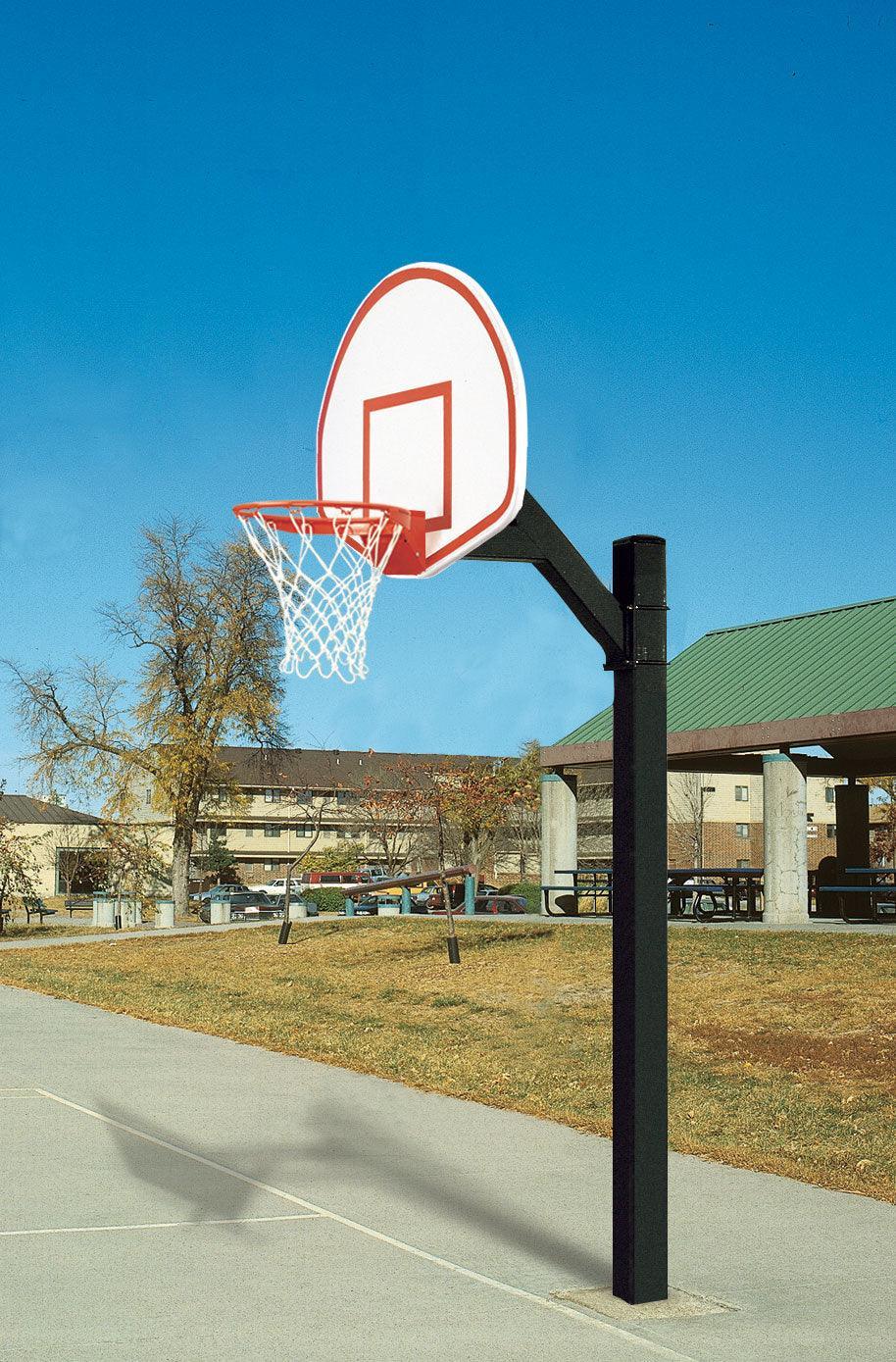 Bison Ultimate Jr. Fan Aluminum Playground System Basketball Equipment All
