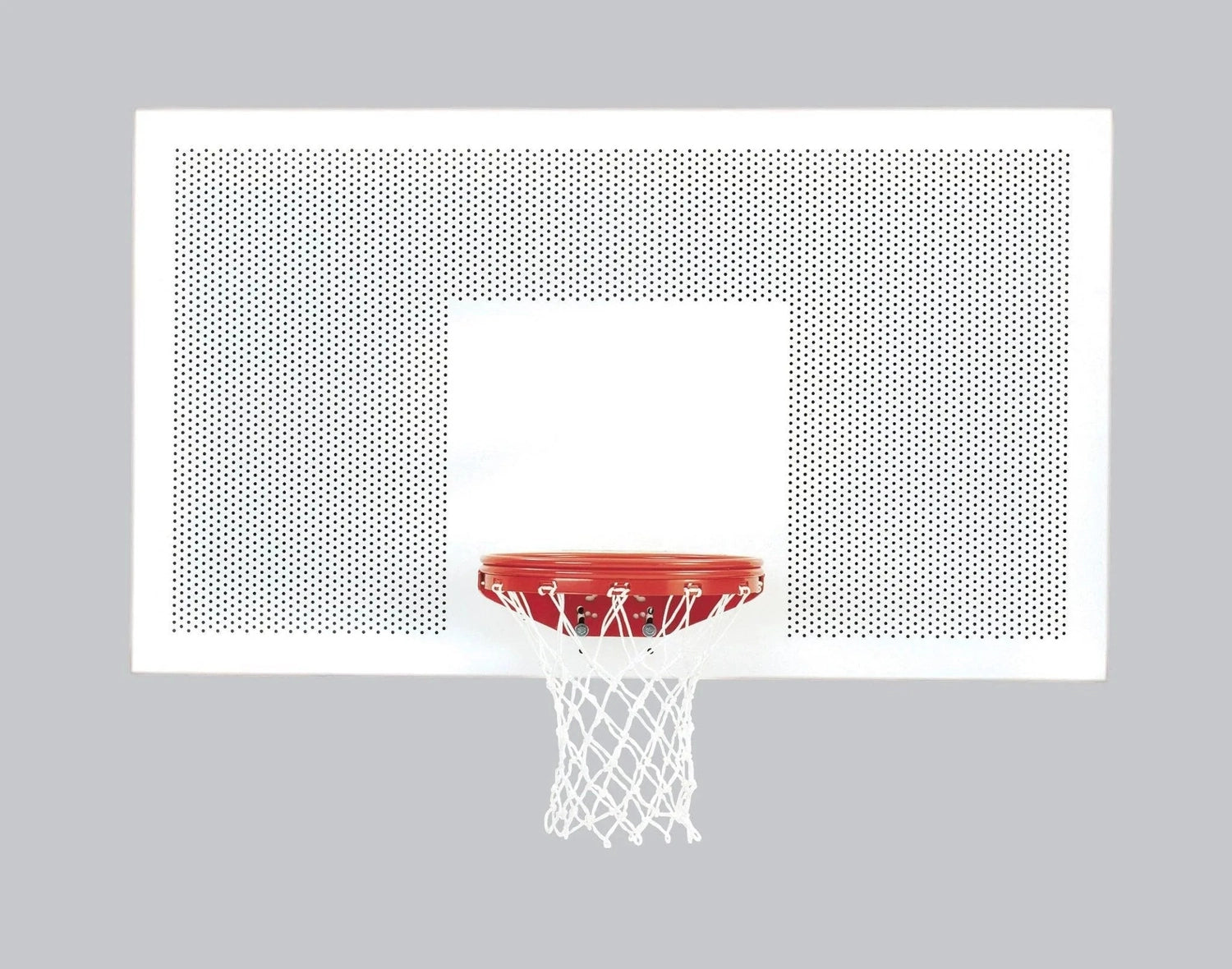 Bison 42" x 72" Perforated Steel Playground Backboard Basketball Equipment All