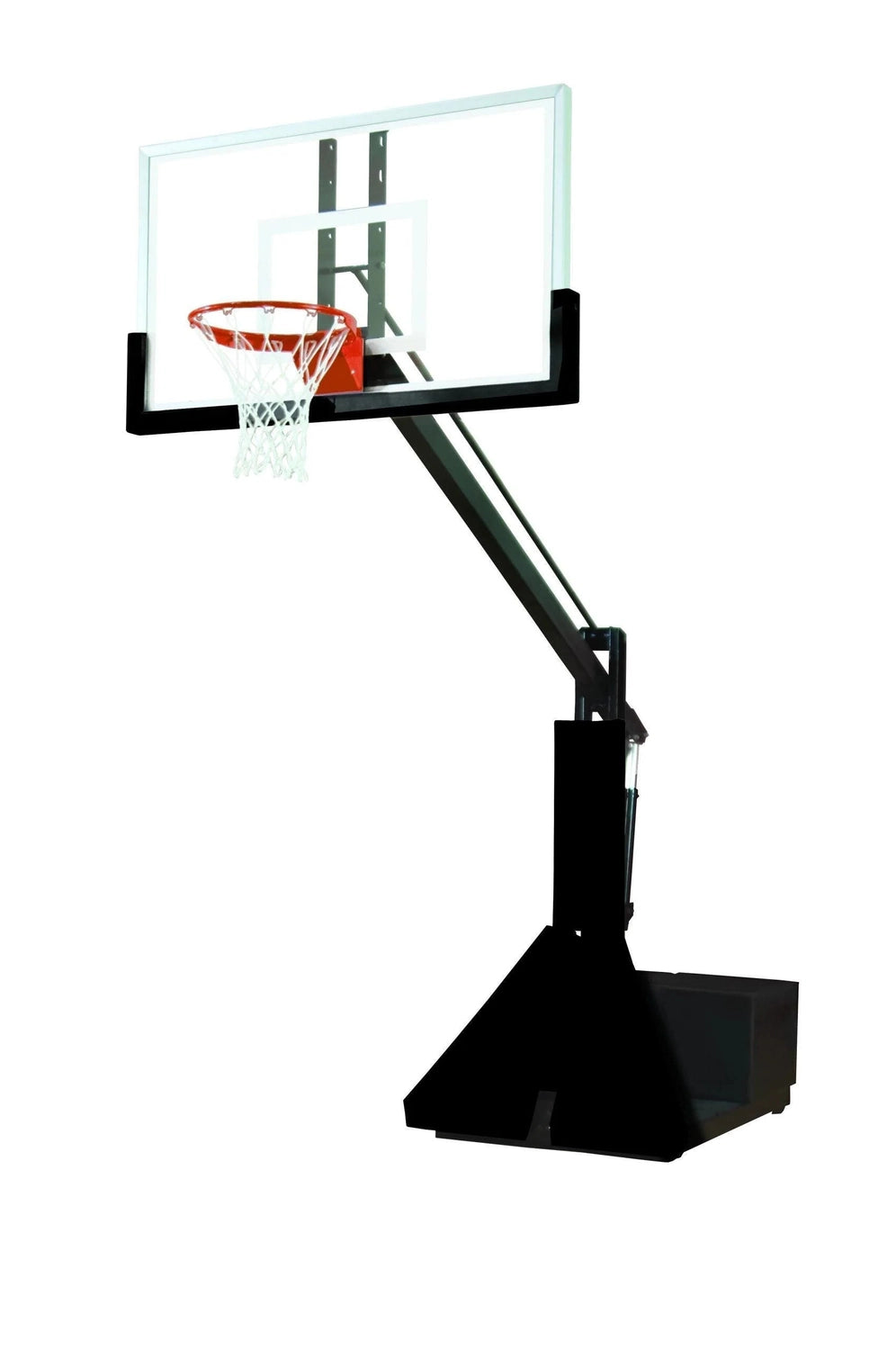 Bison Super Glass Max Portable Adjustable Basketball System Basketball Equipment All