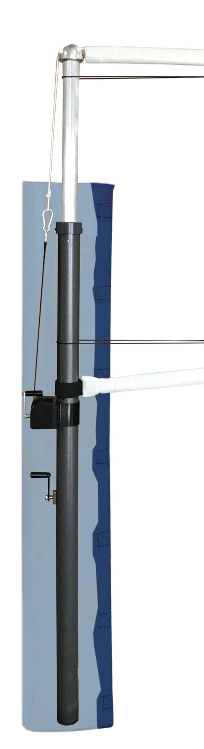 Bison Centerline Aluminum EZ Complete System Volleyball Nets & Court Equipment All