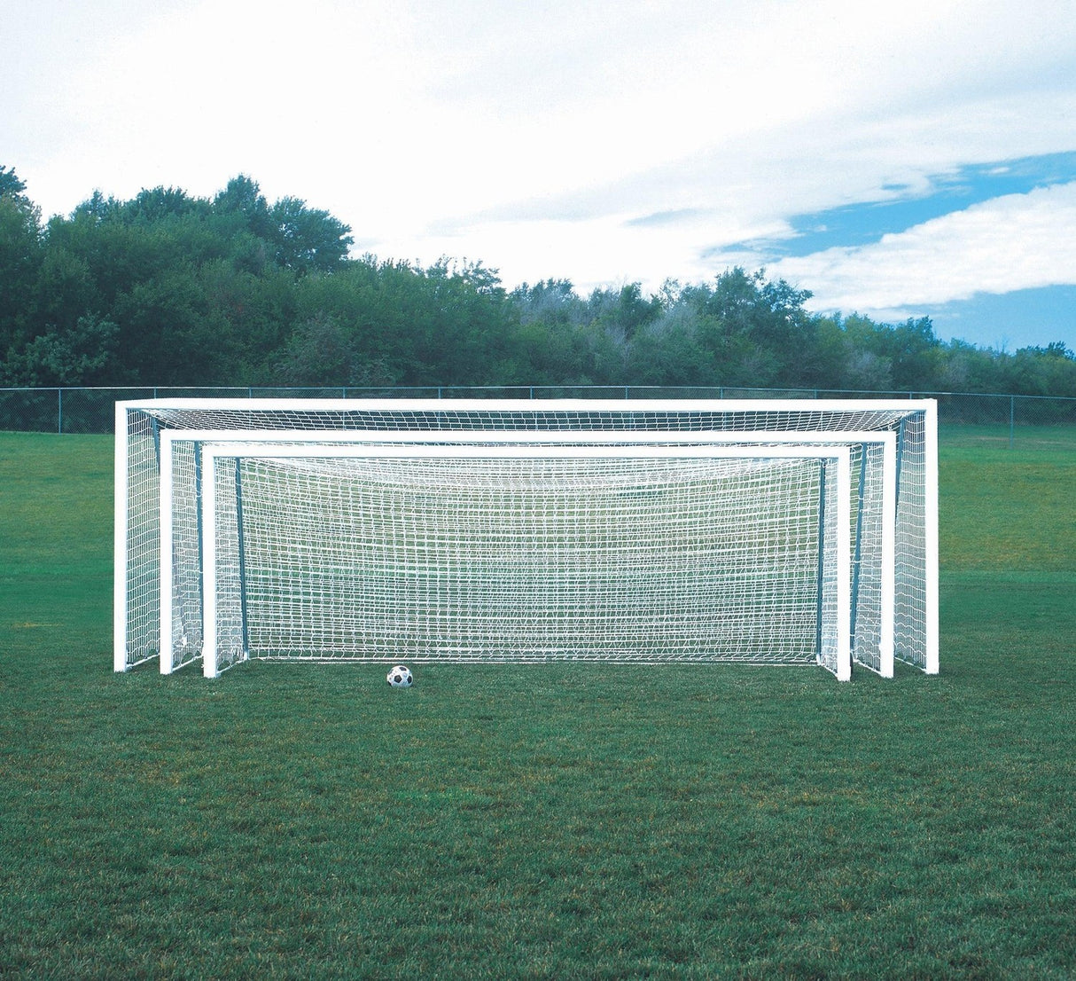 Bison 4" Square ShootOut Value Soccer Goal Packages Soccer Field Equipment All