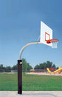 Bison 5-9/16" Mega Duty Steel Rectangle Playground Basketball System Basketball Equipment All