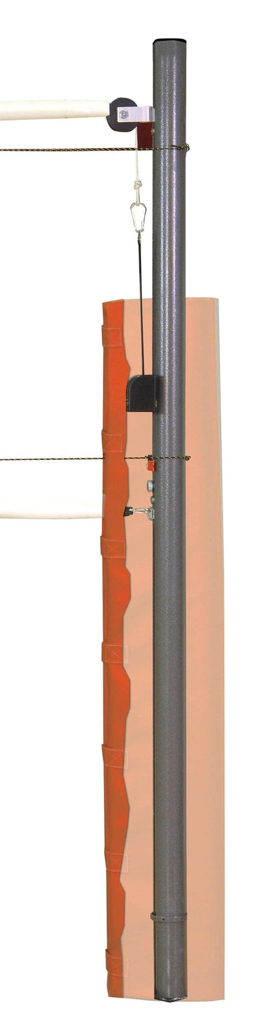 Bison Match Point Aluminum Double Court System without Sockets Volleyball Nets & Court Equipment All