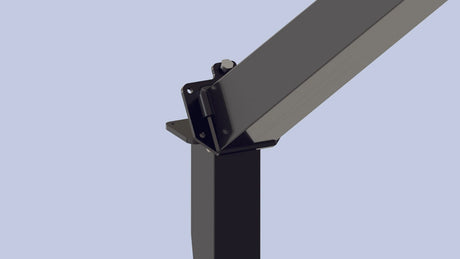 Bison Ultimate HangTime Clear 6" Adjustable Systems Basketball Equipment All