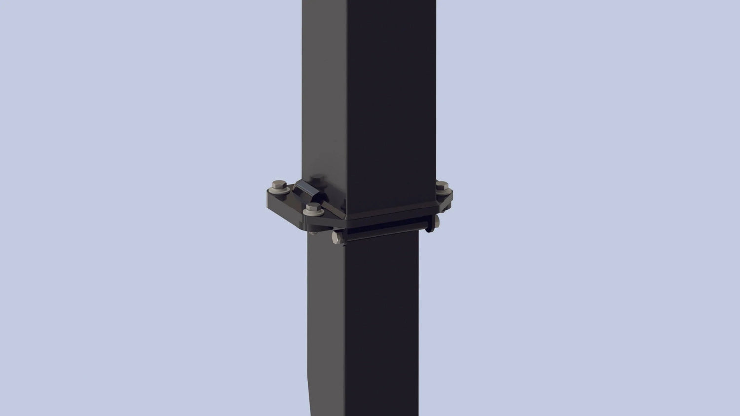 Bison Ultimate HangTime Clear 6" Adjustable Systems Basketball Equipment All