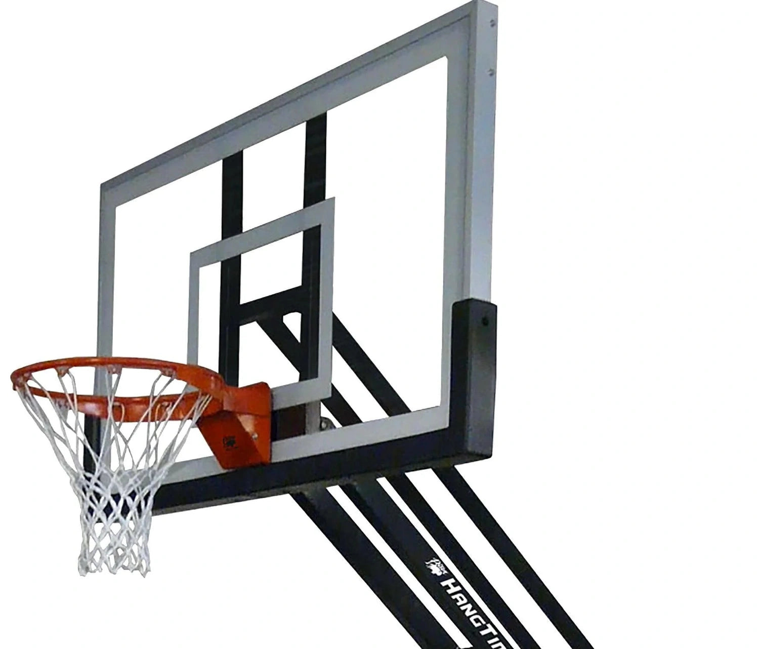 Bison Ultimate HangTime Clear 6" Adjustable Systems Basketball Equipment All