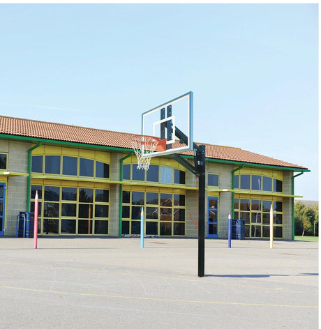 Bison ZipCrank Playground Adjustable Systems Basketball Equipment All