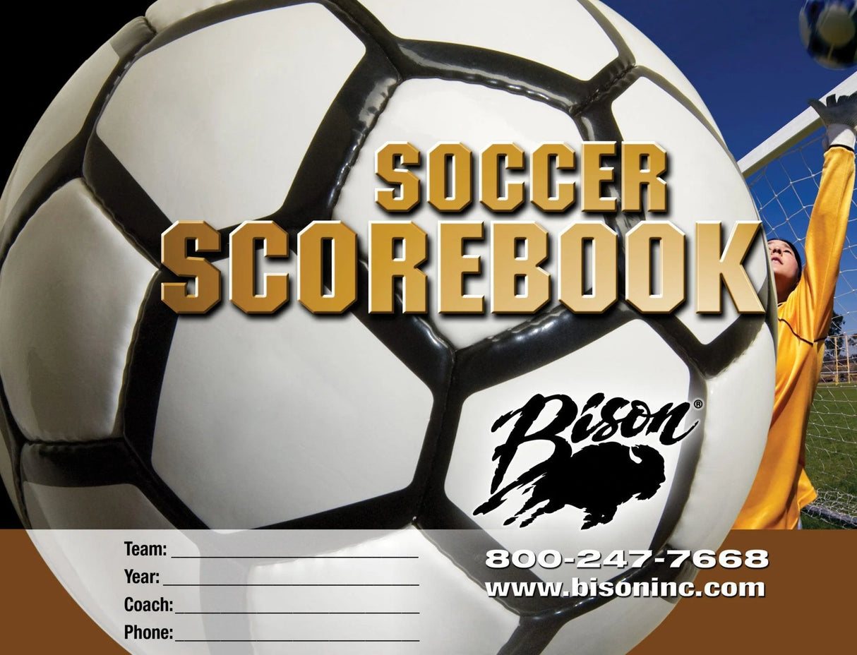 Bison Soccer Team Scorebook Soccer Field Equipment All