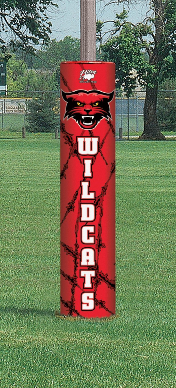 Bison Full-Color Graphic Football Goalpost Padding Football Football Field Equipment All
