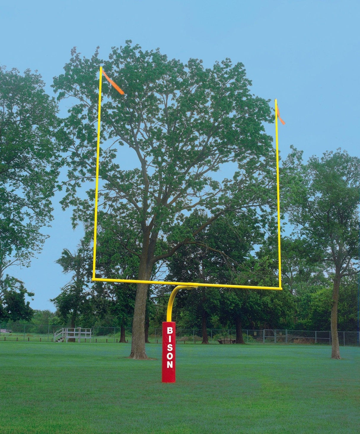 Bison 5-9/16" Gooseneck Football Goalposts Football Football Field Equipment All