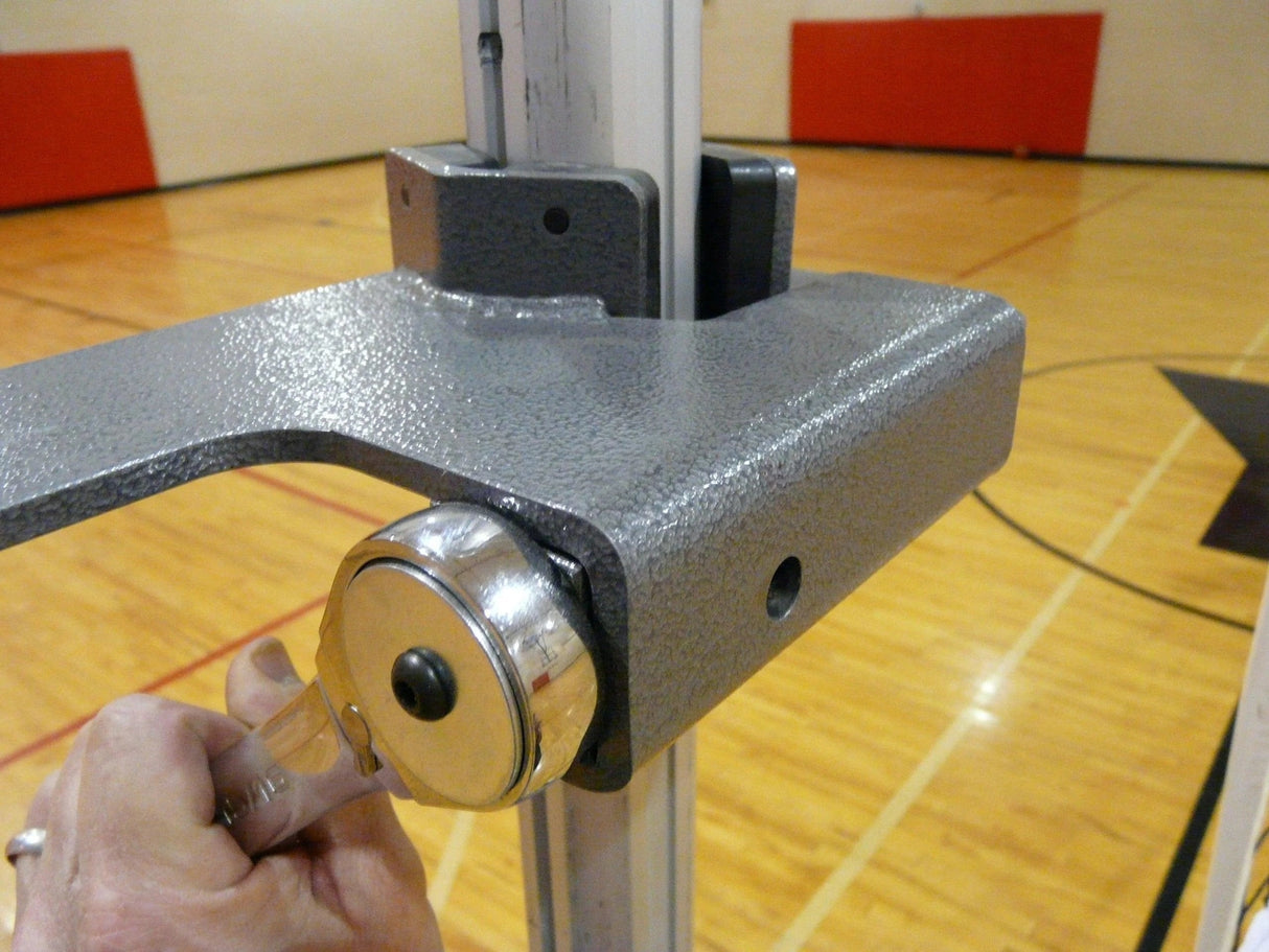 Bison Adjustable Height Clamp-on Volleyball Officials Platform with Padding Volleyball Nets & Court Equipment All